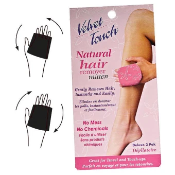 Fripac-Medis Velvet Touch Haarentfernungshandschuh 1 Fripac-Medis Velvet Touch Haarentfernungshandschuh