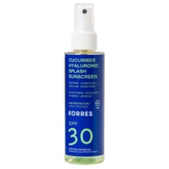 KORRES Cucumber Hyaluronic Splash 2-Phasen-Sonnenschutzspray Für Gesicht Und Körper SPF 30 150 Ml