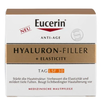 Eucerin HYALURON-FILLER + ELASTICITY Tagespflege LSF 30 50 Ml 2 Eucerin HYALURON-FILLER + ELASTICITY Tagespflege LSF 30 50 Ml – Bild 2