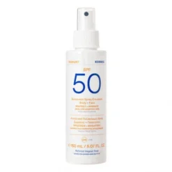KORRES Yoghurt Sonnenschutz Sprüh-Emulsion Für Gesicht & Körper SPF 50 150 Ml