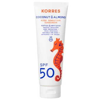 KORRES Coconut & Almond Kids Sensititve Sunscreen SPF 50 250 Ml 1 KORRES Coconut & Almond Kids Sensititve Sunscreen SPF 50 250 Ml