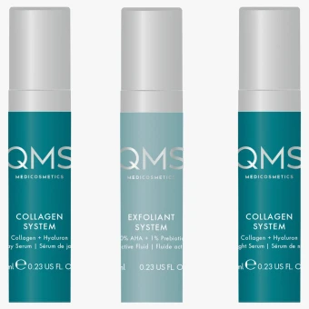 QMS Collagen + Exfoliant Set Strong 3 X 7 Ml 1 QMS Collagen + Exfoliant Set Strong 3 X 7 Ml
