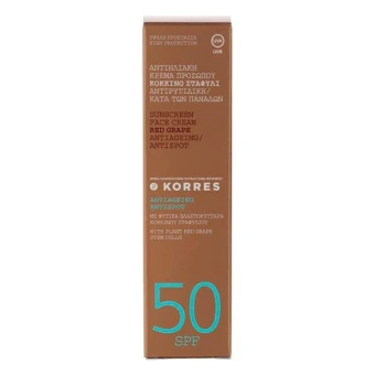 KORRES Red Grape Sunscreen Face Cream Antiageing/Antispot SPF 50 50 Ml 3 KORRES Red Grape Sunscreen Face Cream Antiageing/Antispot SPF 50 50 Ml – Bild 3